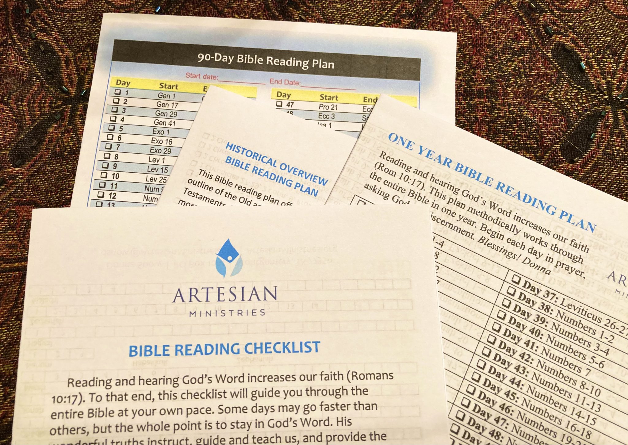 Best Bible Reading Plans Artesian Ministries